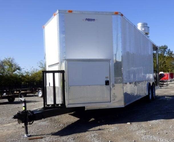 8.5′ x 22′ Concession Trailer White Catering Event Trailer — photo 14