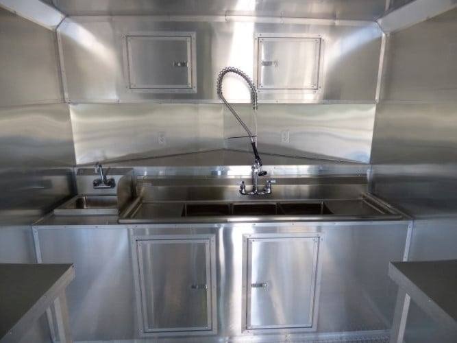 8.5′ x 22′ Concession Trailer White Catering Event Trailer — photo 15