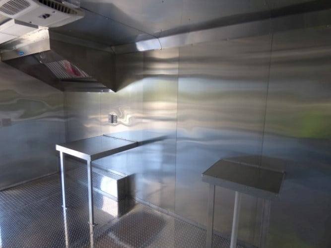 8.5′ x 22′ Concession Trailer White Catering Event Trailer — photo 4