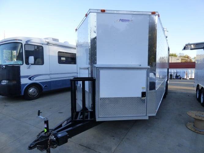 8.5′ x 22′ Concession Trailer White Catering Event Trailer — photo 12