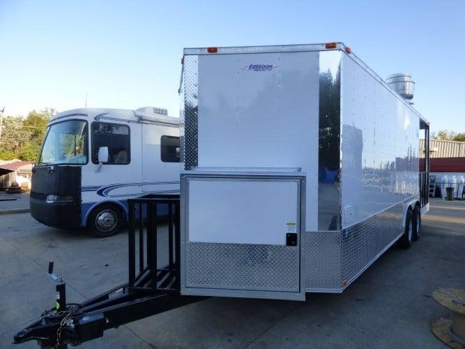8.5′ x 22′ Concession Trailer White Catering Event Trailer — photo 7