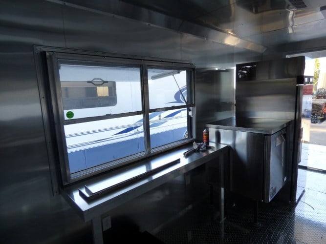 8.5′ x 22′ Concession Trailer White Catering Event Trailer — photo 8