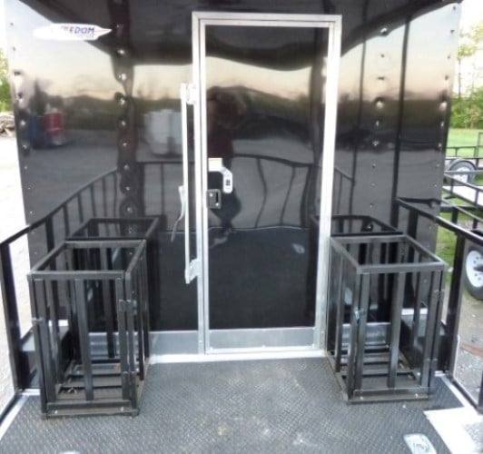 8.5′ x 28′ Black Concession BBQ Food Event Catering Trailer — photo 6