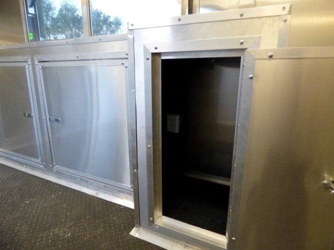 8.5′ x 28′ Black Concession BBQ Food Event Catering Trailer — photo 11