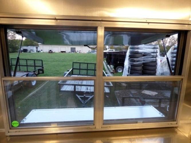 8.5′ x 28′ Black Concession BBQ Food Event Catering Trailer — photo 9