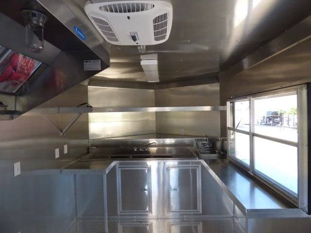 8.5′ X 20′ Red BBQ Event Catering Concession Food Trailer — photo 10