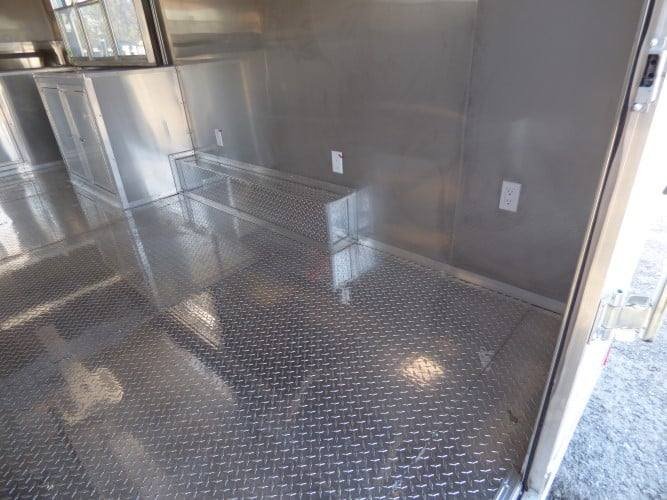 8.5′ x 18′ Concession Trailer White Catering Event — photo 10