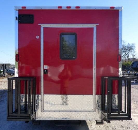 8.5′ x 28′ Concession Food Trailer Red Catering Event — photo 15