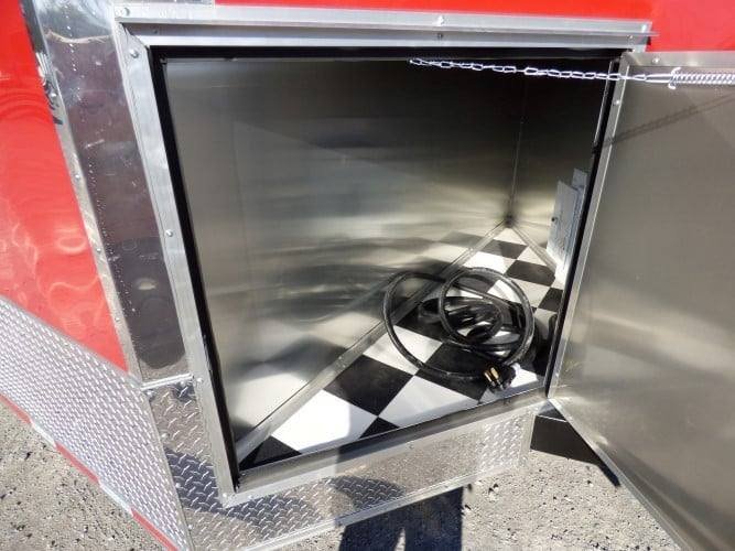 8.5′ x 28′ Concession Food Trailer Red Catering Event — photo 14