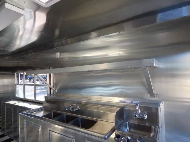 8.5′ x 28′ Concession Food Trailer Red Catering Event — photo 12