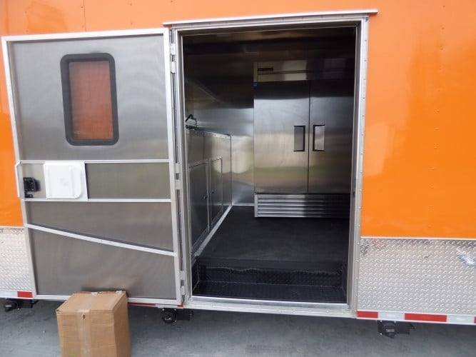 8.5′ x 48′ Orange Concession Food Catering Event Trailer — photo 14