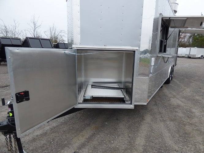 8.5′ x 24′ Silver Frost Catering Event Concession Food Trailer — photo 9