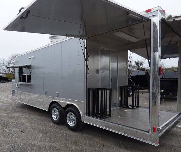 8.5′ x 24′ Silver Frost Catering Event Concession Food Trailer — photo 12