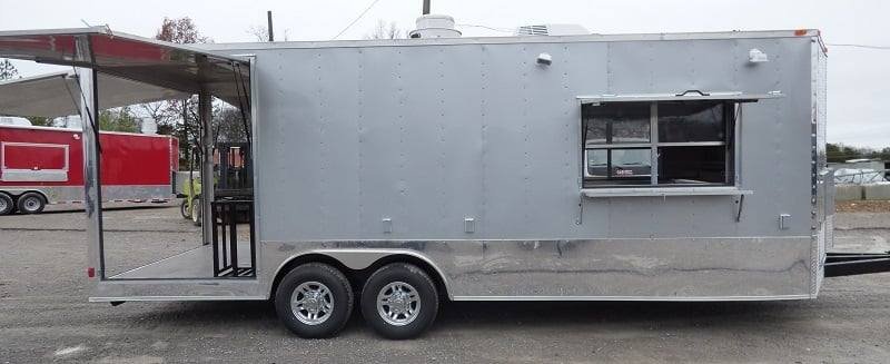 8.5′ x 24′ Silver Frost Catering Event Concession Food Trailer — photo 10