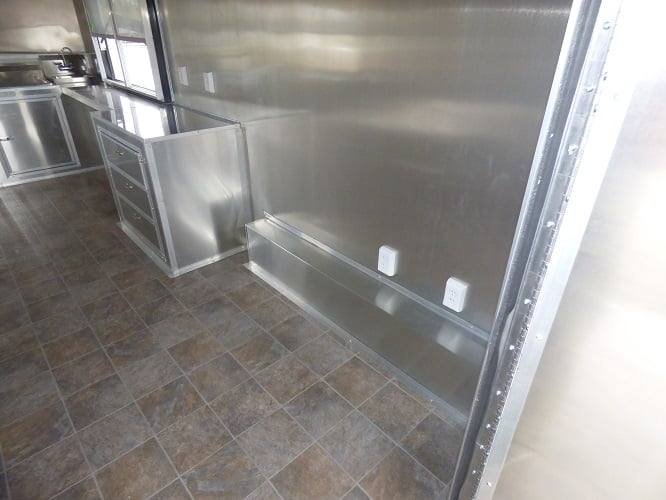 8.5′ x 24′ Silver Frost Catering Event Concession Food Trailer — photo 7