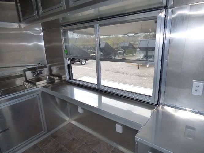 8.5′ x 24′ Silver Frost Catering Event Concession Food Trailer — photo 11