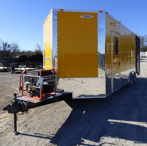 8.5′ x 22′ Yellow Concession BBQ Food Event Catering Trailer — photo 5