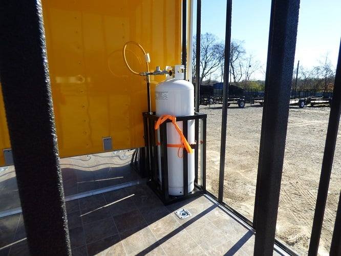 8.5′ x 22′ Yellow Concession BBQ Food Trailer With Appliances — photo 14