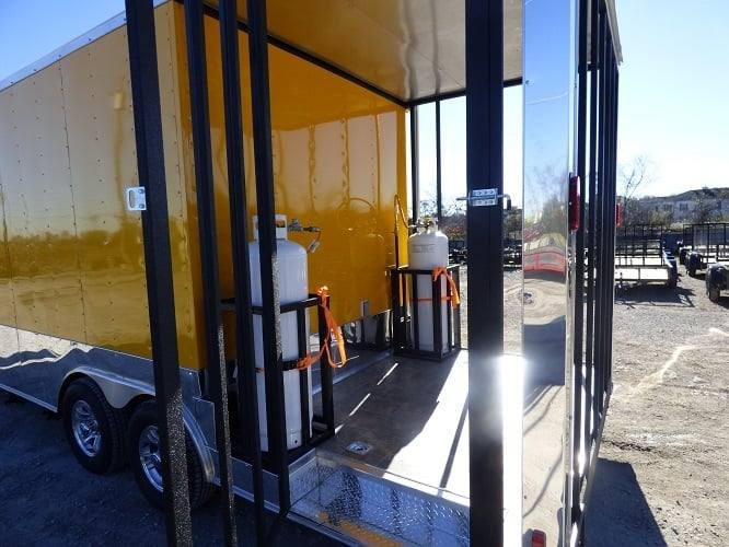 8.5′ x 22′ Yellow Concession BBQ Food Event Catering Trailer — photo 2