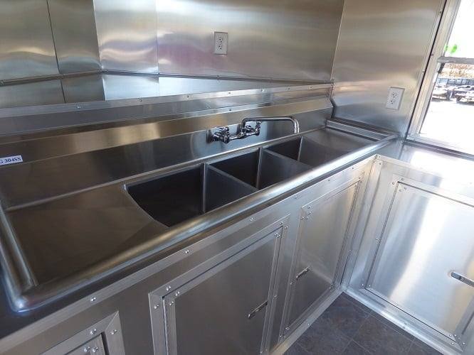 8.5′ x 22′ Yellow Concession BBQ Food Trailer With Appliances — photo 4