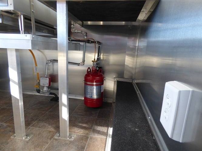 8.5′ x 22′ Yellow Concession BBQ Food Trailer With Appliances — photo 15
