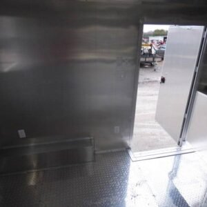 8.5 x 16 yellow BBQ trailer with 5-foot rear porch - view 13