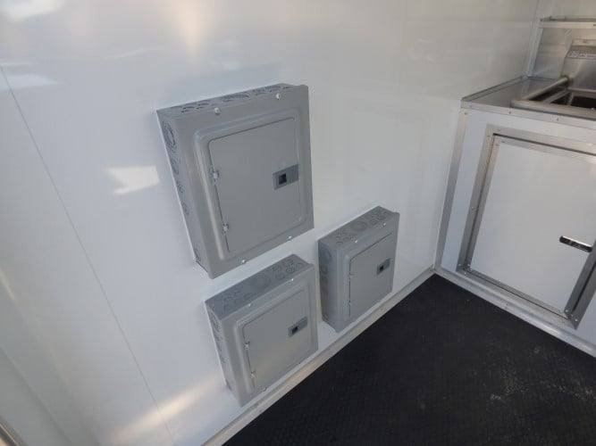 8.5′ x 16′ Concession Food Trailer White Event Catering — photo 4