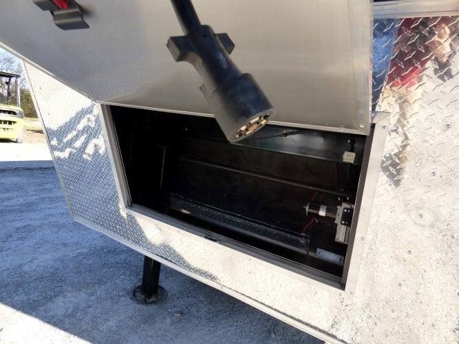 8.5′ x 28′ Concession Trailer Red Goose-neck Food Event Catering — photo 9