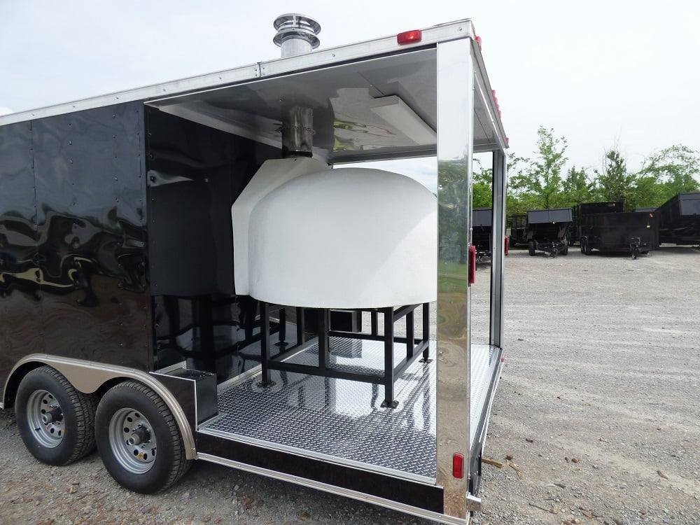 8.5′ x 20′ Concession Food Trailer Black Pizza Event Catering — photo 4