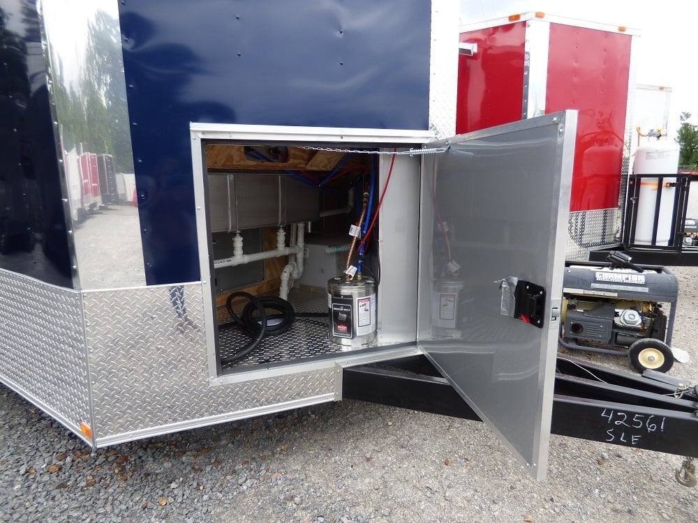 8.5′ x 20′ Concession Food Trailer Indigo Blue Event Catering — photo 6