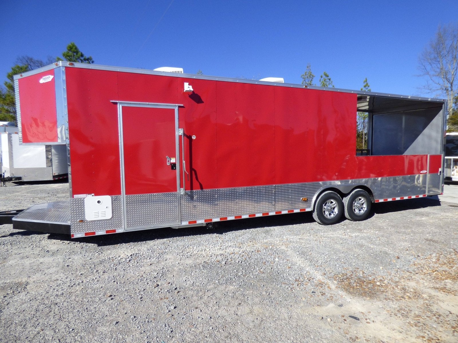 8.5′ X 30′ Concession Victory Red BBQ Food Event Catering Trailer — photo 7