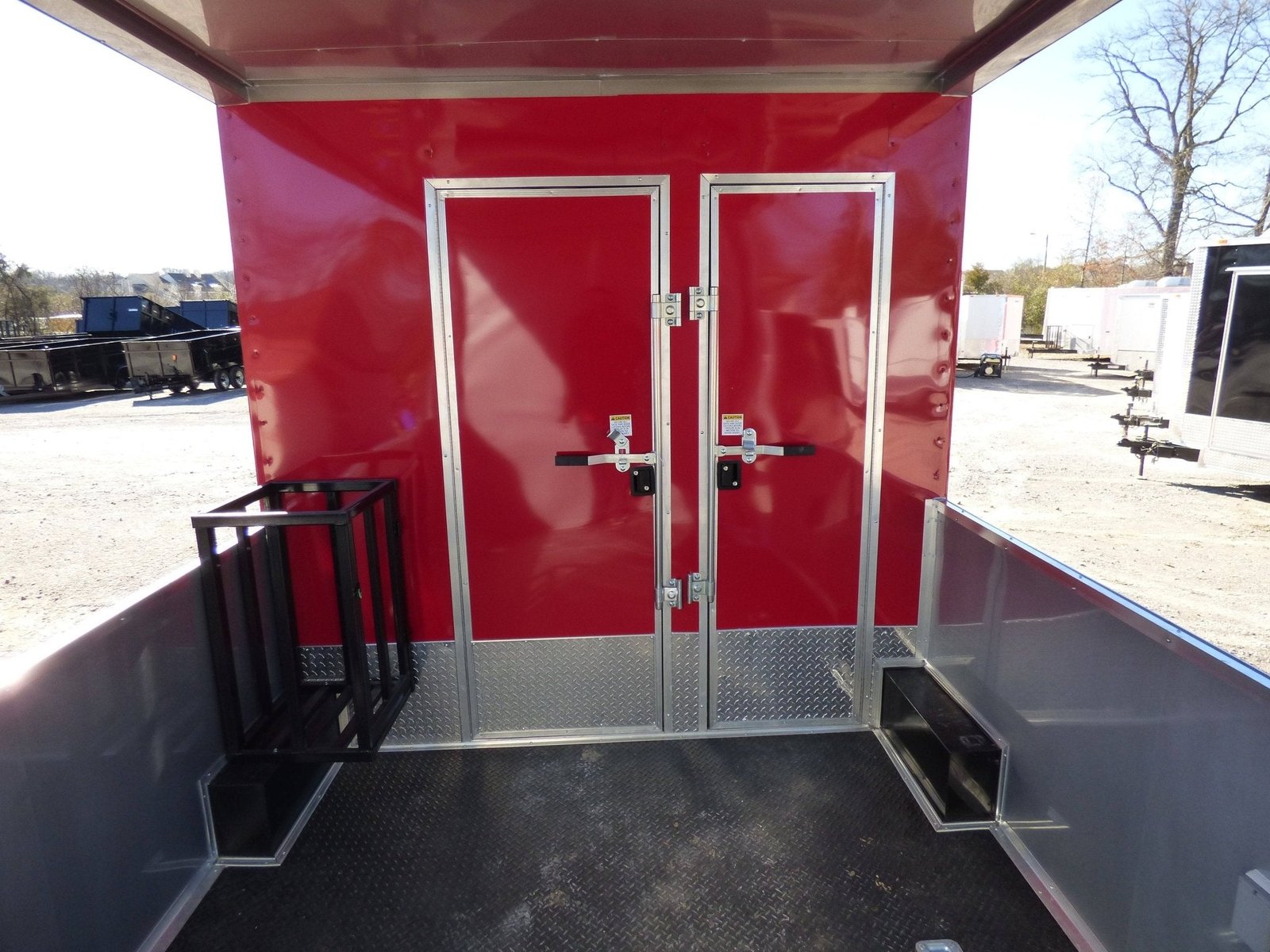 8.5′ X 30′ Concession Victory Red BBQ Food Event Catering Trailer — photo 9