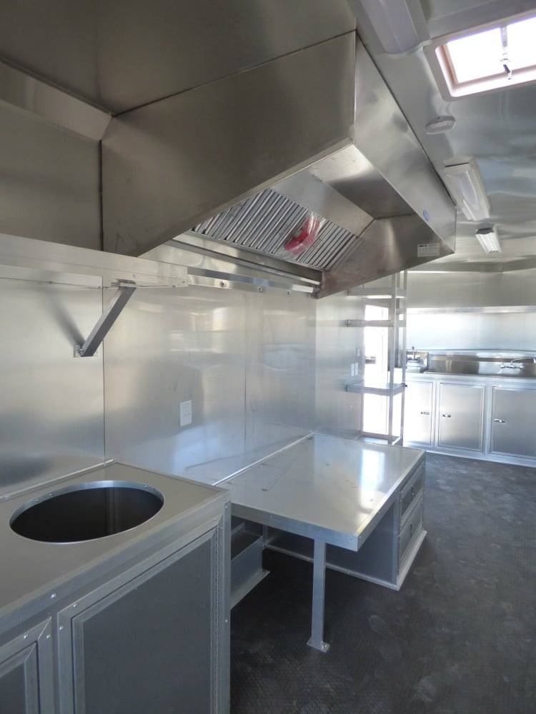 8.5′ x 27′ Concession Trailer Silver Frost BBQ Food Event Catering — photo 6