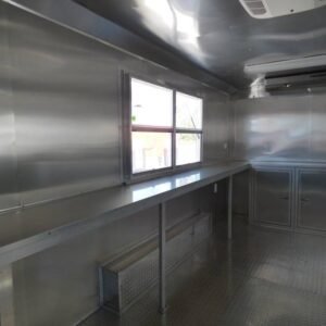 8.5 x 16 indigo concession trailer with bold blue exterior - view 12