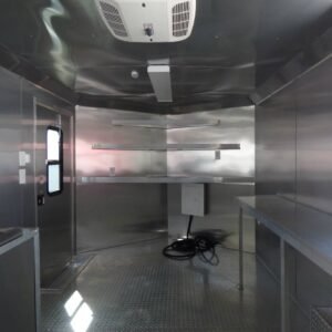 8.5 x 16 indigo concession trailer with bold blue exterior - view 7