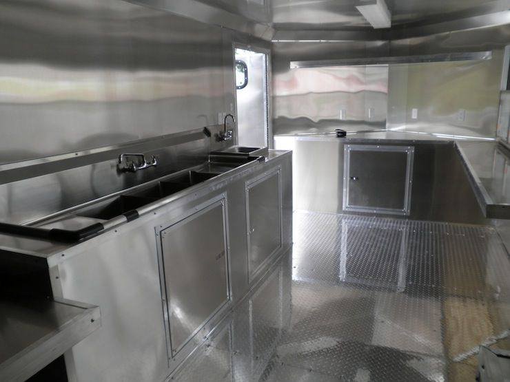 Concession Trailer 8.5’x’24’ Dark Blue – Food Vending Catering Event — photo 3