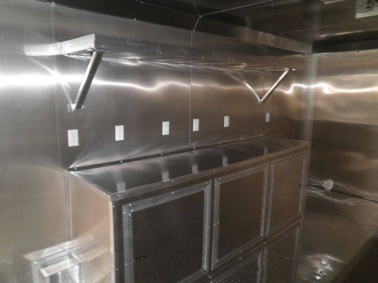 Concession Trailer 8.5’x’24’ Dark Blue – Food Vending Catering Event — photo 5