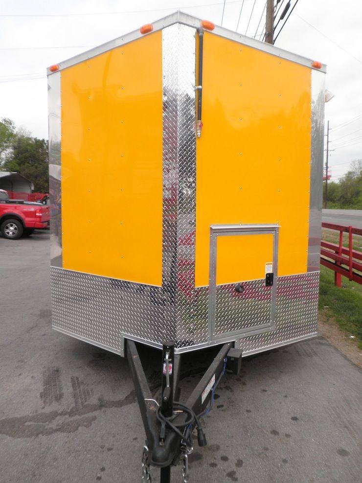 Concession Trailer 8.5’x17′ Yellow – Catering Food Event Vending — photo 2