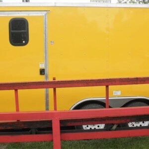 8.5 x 14 Yellow Trailer with 42-inch vent hood and 6-foot window - view 7