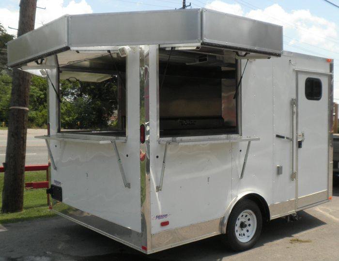 Concession Trailer 8.5’x12′ White – Event Food Catering Vending — photo 5