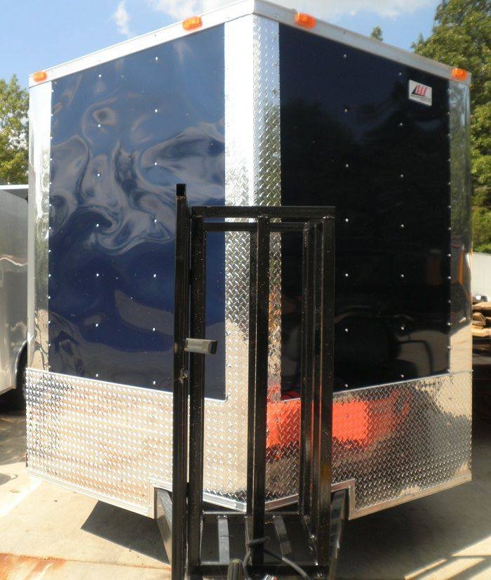 Concession Trailer 8.5’x16′ Blue – Event Food Catering BBQ — photo 2