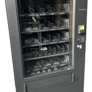 Refurbished Crane National 167 snack vending machine, 5-wide VE revision door - view 2
