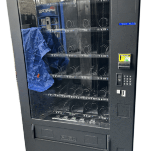 Refurbished Crane National 167 snack vending machine, 5-wide VE revision door - view 3
