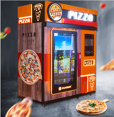 s-l400.png Used automatic pizza making vending machine with touchscreen - view 6