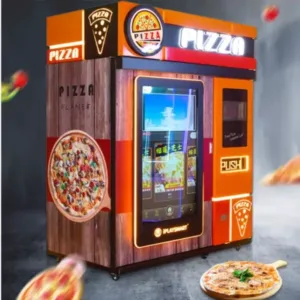 Used hot food pizza vending machine, premium touch screen automated - view 2