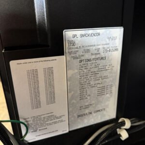 Crane GPL 173 snack vending machine, refurbished shallow-depth cabinet - view 6