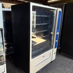 Refurbished Crane 472 Merchant Media combo vending machine with touchscreen - view 3