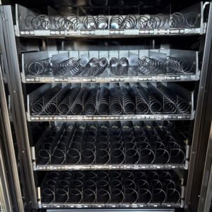 Refurbished Crane 472 Merchant Media combo vending machine with touchscreen - view 4