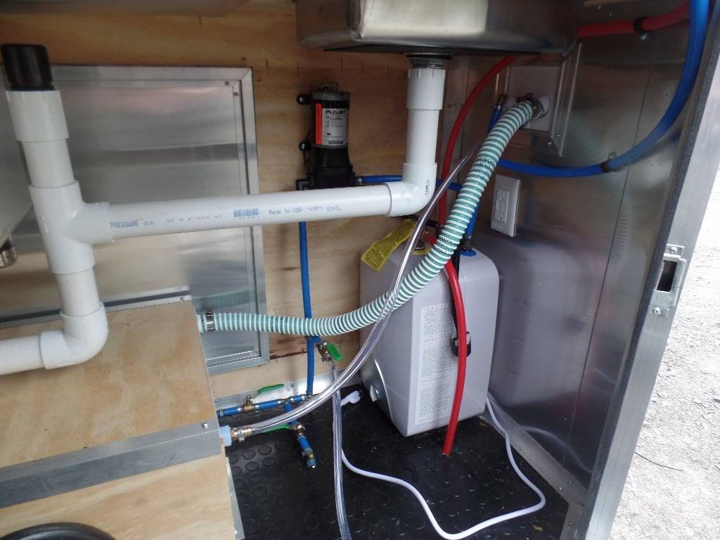 8.5′ x 16′ White Concession Food Trailer With Appliances — photo 3