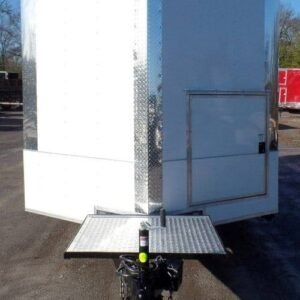 8.5 x 14 white food trailer with tandem axles - view 14